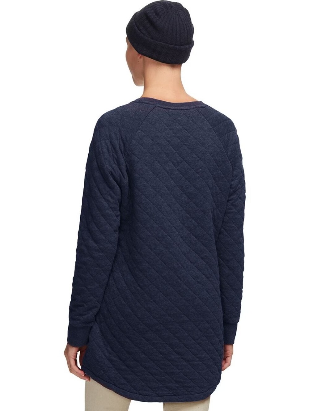 Patagonia Organic cotton Quilted Crewneck Tunic in Slate Blue